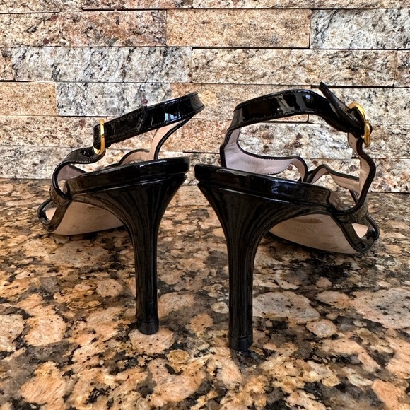 NEW STUART WEITZMAN Black Align Stiletto Sandal - Picture 5 of 9